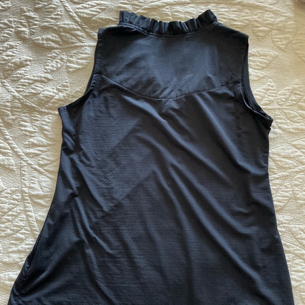 Black Sleeveless Golf Top - Picture 2 of 3